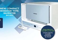 Load image into Gallery viewer, HITACHI Window Inverter Compact Size 0.8 HP
